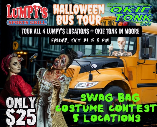 2025 Lumpy's Halloween Bus Tour Wristband